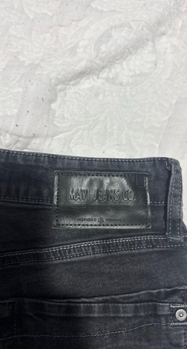 Taşlanmış Gri Erkek Denim Pantolon beden 28/32 - Görsel 3