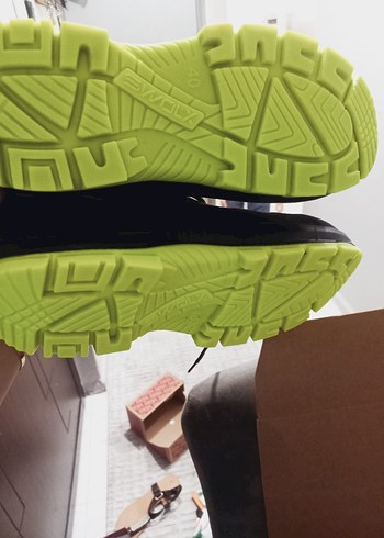 Yeşil Renkli Erkek iş güvenliği Ayakkabı - Görsel 3