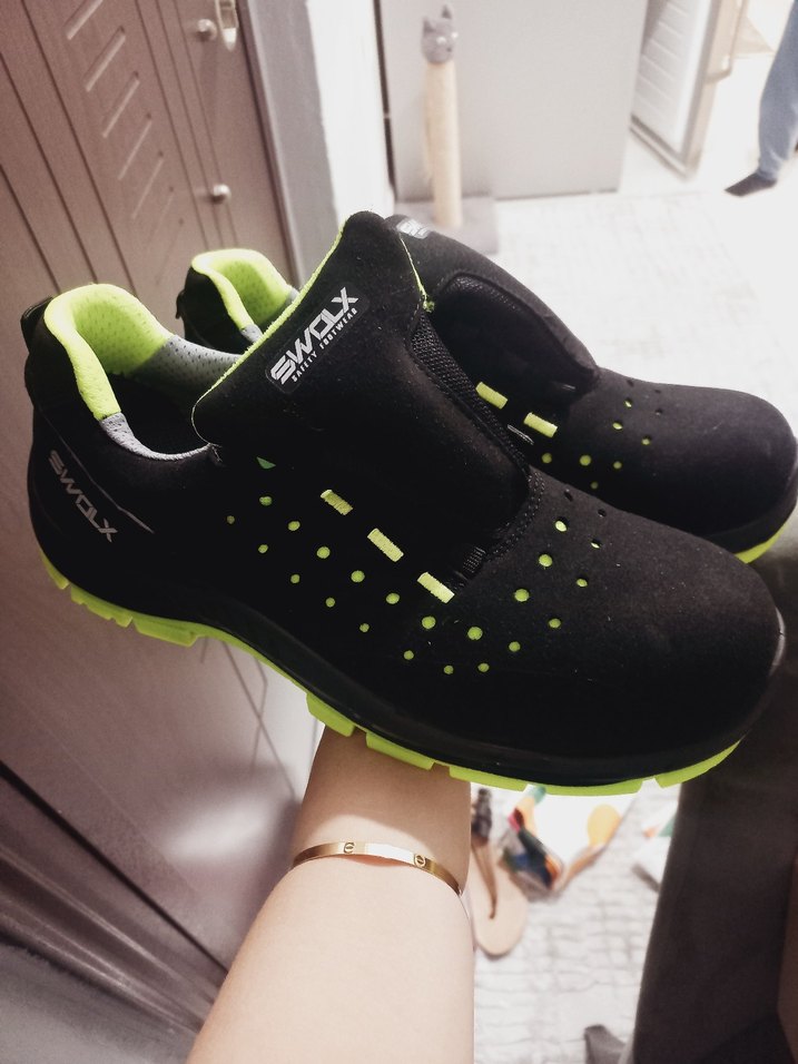 Yeşil Renkli Erkek iş güvenliği Ayakkabı - Görsel 2