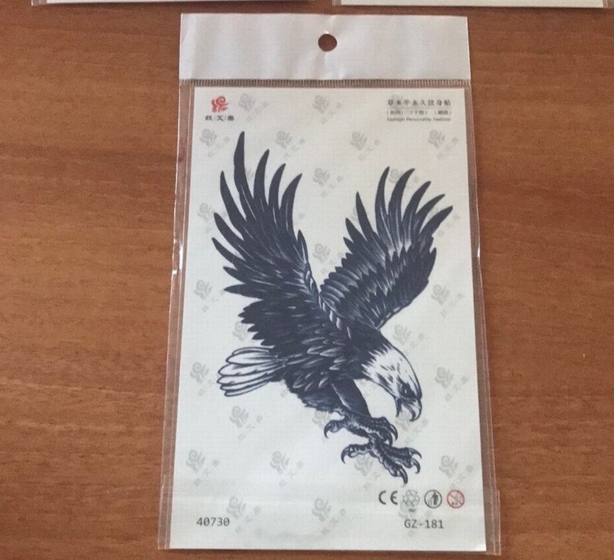 Siyah Dövme Desenli Tırnak Süslemeleri - Görsel 5