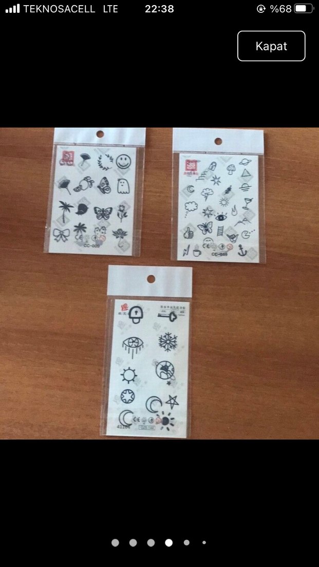 Geçici dövme - Görsel 2