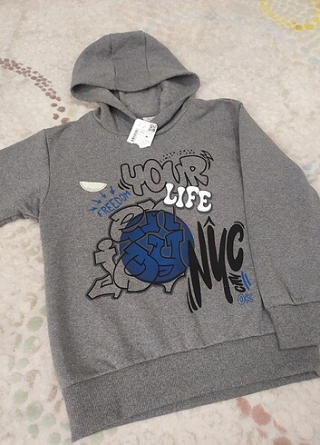 Polar kapşonlu sweatshirt 