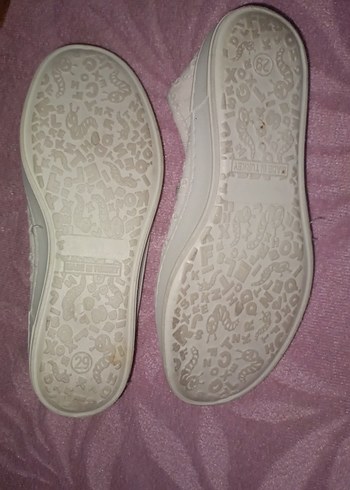 Kız Çocuk Beyaz Dantel Detaylı Babet - Görsel 2