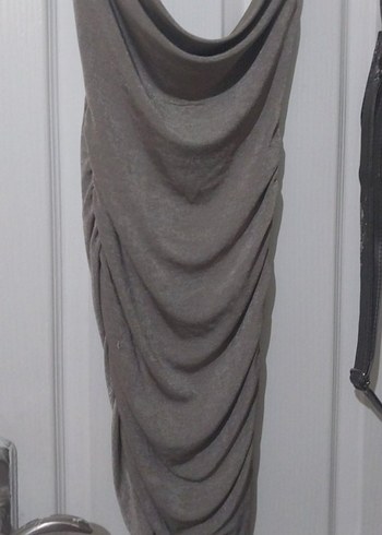 Bej Kadın Midi Uzun Tulum 2li - Görsel 5