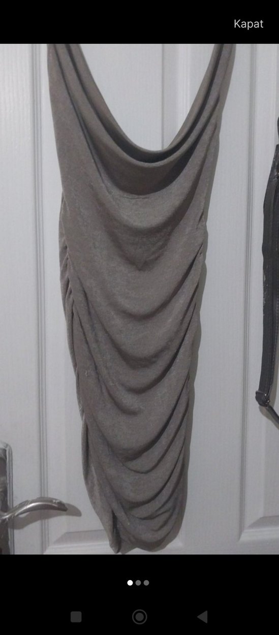 Bej Kadın Midi Uzun Tulum 2li - Görsel 5