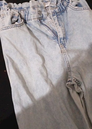 Gri Salaş Kesim Midi Kot Pantolon - Görsel 2