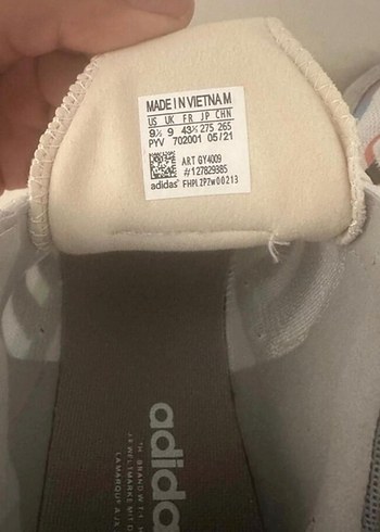 Renkli Bağcıklı Erkek Spor Ayakkabısı İthal orjinal - Görsel 6