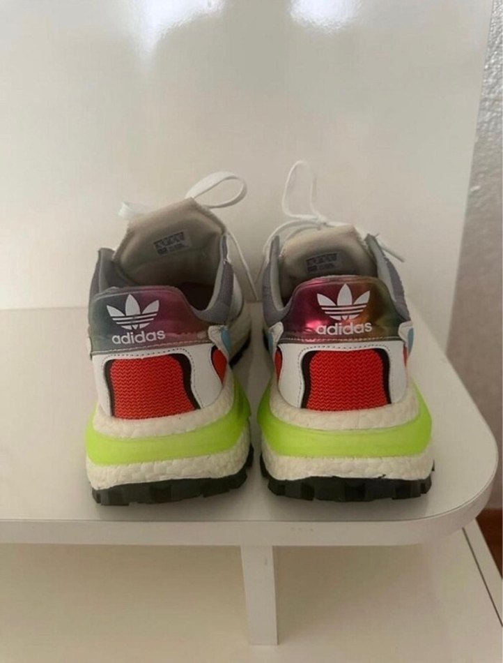 Renkli Bağcıklı Erkek Spor Ayakkabısı İthal orjinal - Görsel 4