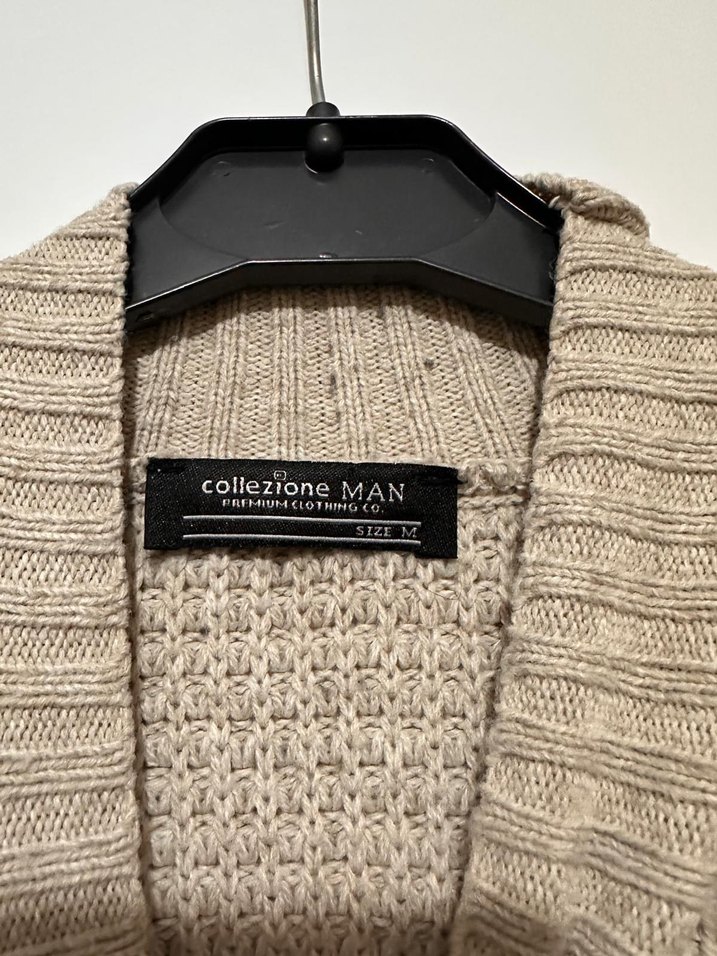 Bej Kadın Balıkçı Yaka Örgü Kazak unisex - Görsel 3