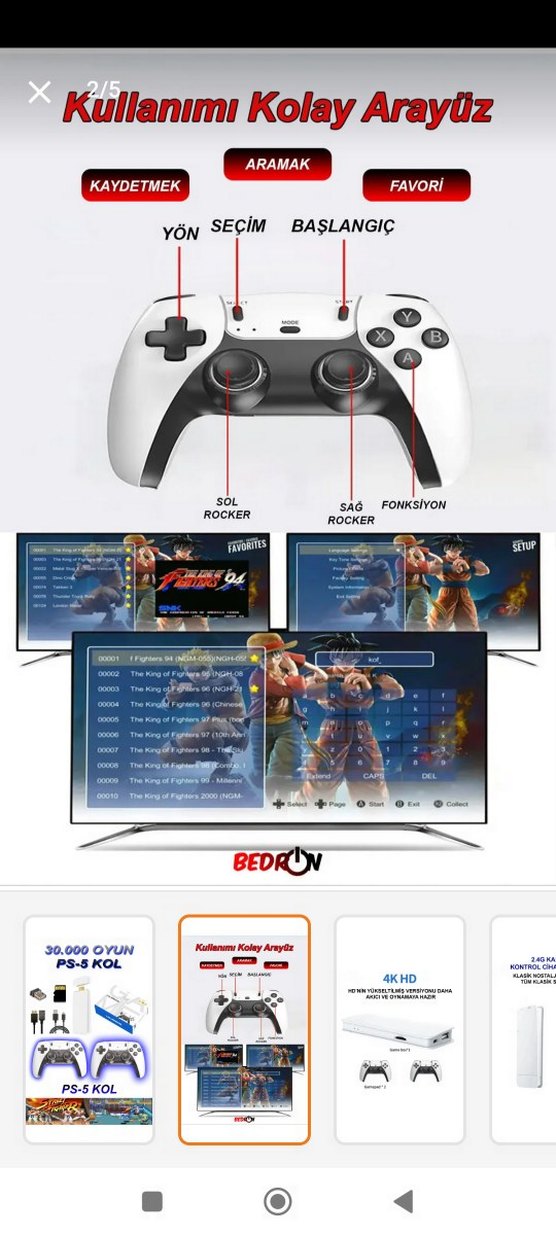 Beyaz PS5 Kablosuz Oyun Kolu Çift Set - Görsel 2