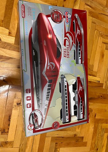 Kırmızı Model Tren Seti Kit - Görsel 2