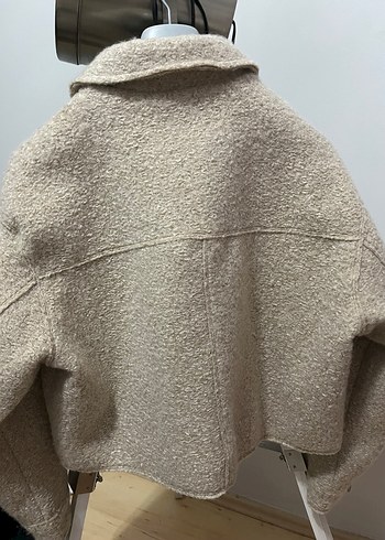 Bej Kısa Kesim Zara Kadın Ceket - Görsel 3