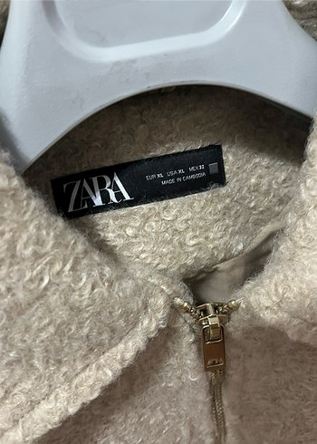 Bej Kısa Kesim Zara Kadın Ceket - Görsel 4