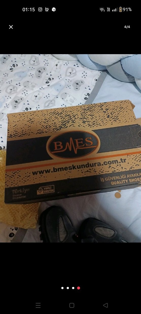 Gri Erkek iş ayakkabısı - Görsel 4