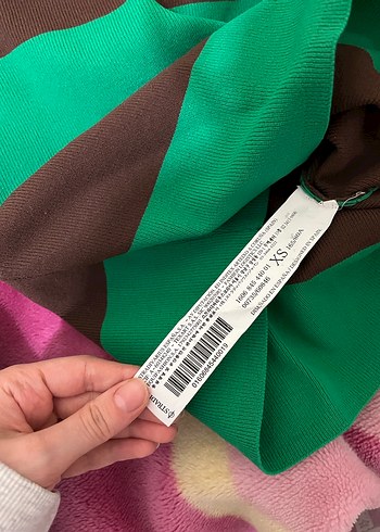 Stradivarius Çizgili Örgü Kadın Triko - Görsel 3