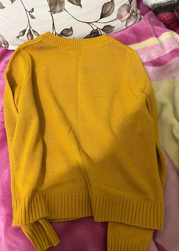 Sarı Divided H&M Kadın Basic Kazak - Görsel 3