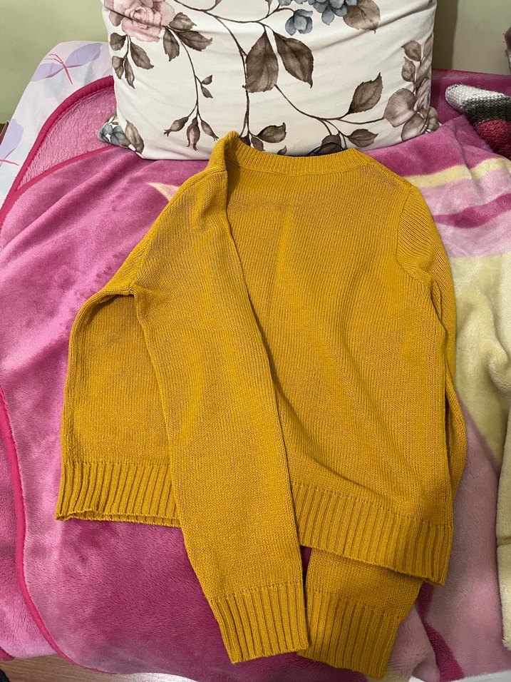 Sarı Divided H&M Kadın Basic Kazak - Görsel 4