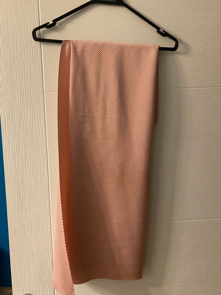 Freshscarfs şeker pembe pilsieli eşarp - Görsel 2