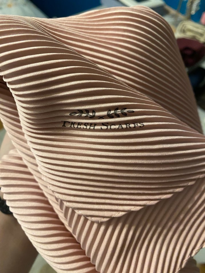 Freshscarfs şeker pembe pilsieli eşarp - Görsel 3