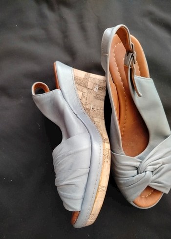 DAVİD JONES lacivert kol Çantası VE MANTAR TOPUK DERİ AYAKKABI - Görsel 8