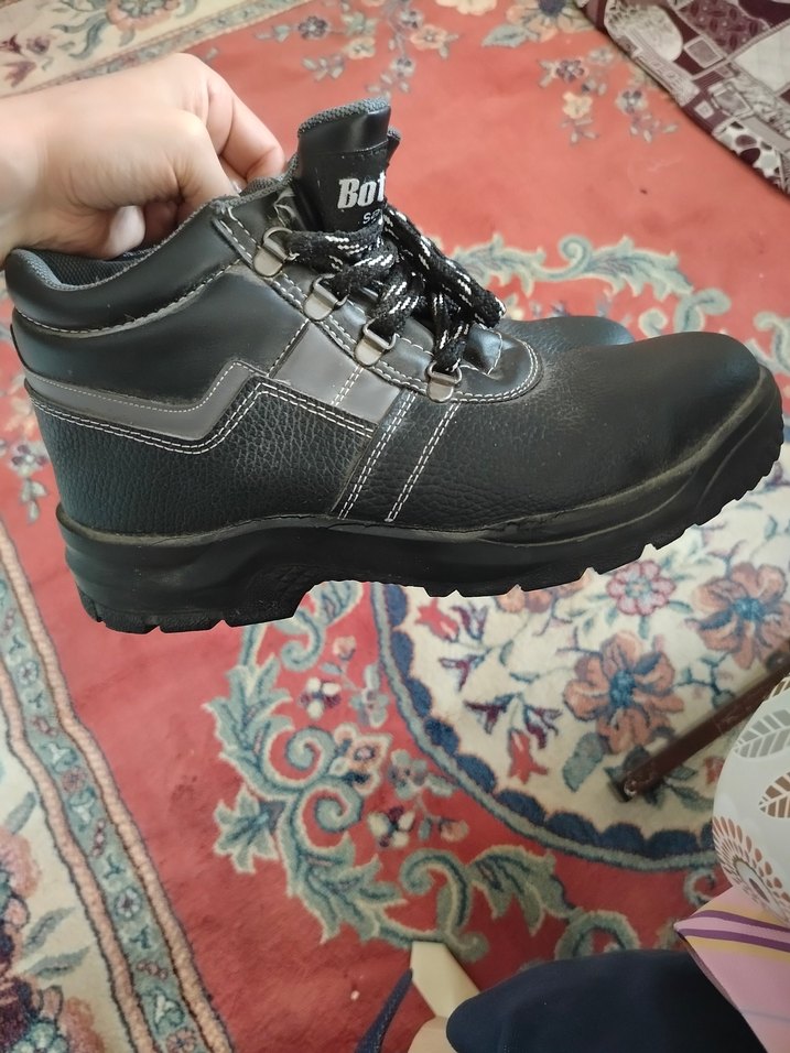 BotSan Siyah Biker Stil Erkek Lastik Bot - Görsel 4