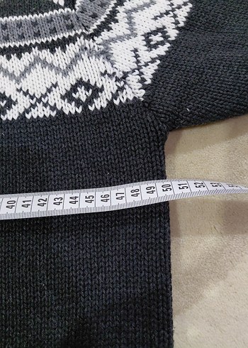 Erkek Gri Kapüşonlu Örgü Hırka - Görsel 6