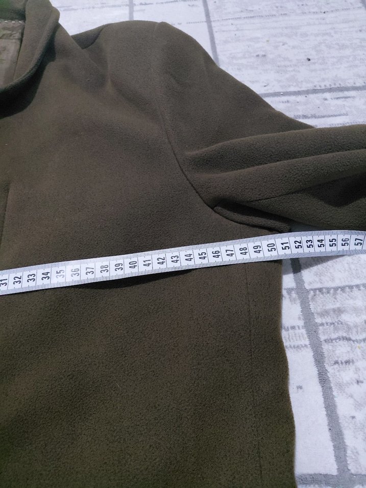 Düğmeli Kahverengi Erkek Kaşe kaban - Görsel 3