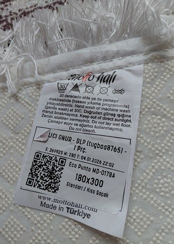 Sıfır dot taban halı - Görsel 6