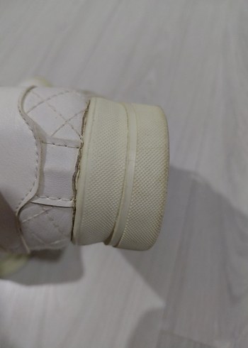 Beyaz Bağcıklı Kadın Spor Ayakkabısı - Görsel 6