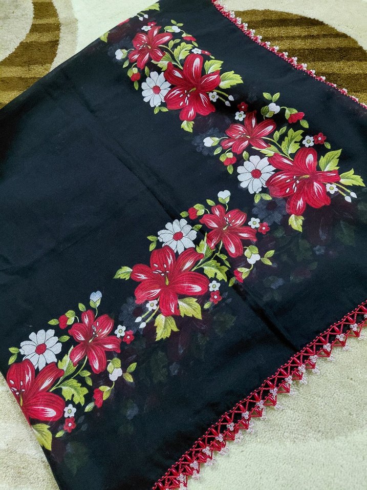 yaşmaklık tülbent - Görsel 3