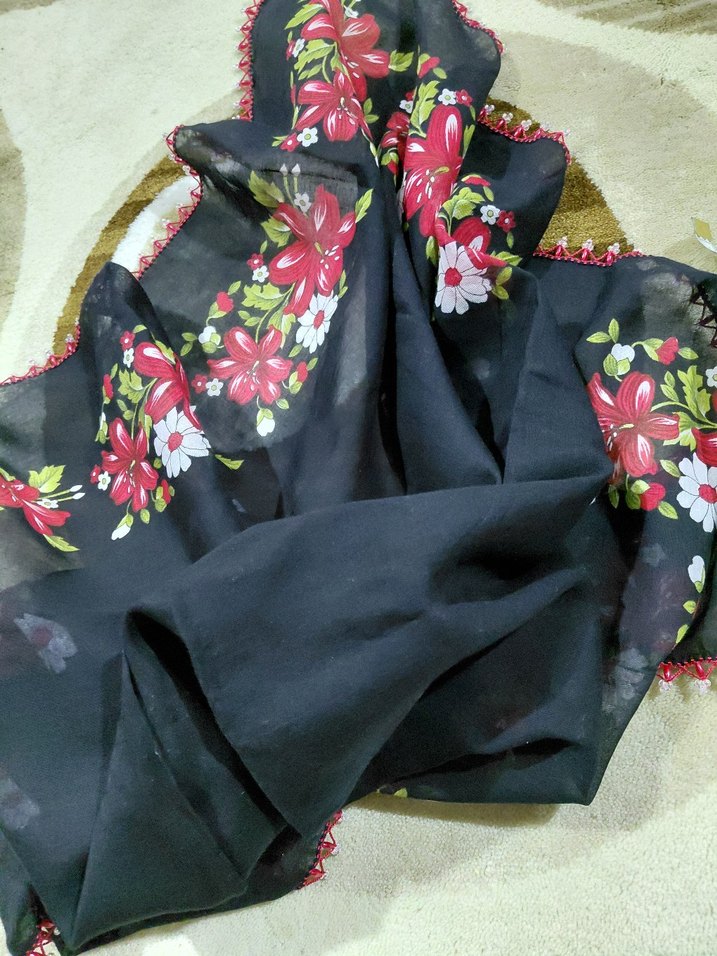 yaşmaklık tülbent - Görsel 2