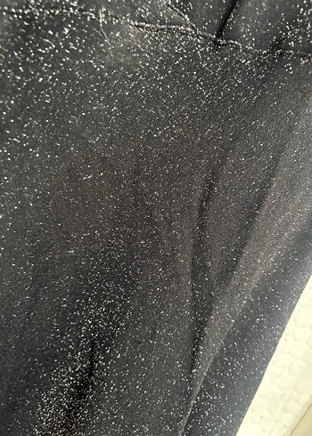 Kadın Siyah Uzun Drapeli V Yaka Elbise - Görsel 3