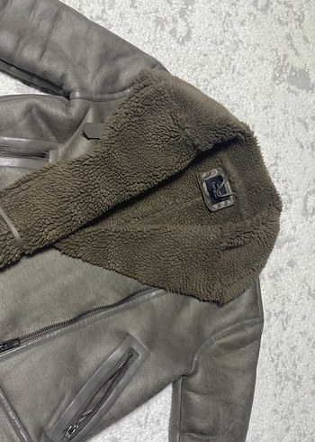 defacto Gri Deri Kadın Ceket mont - Görsel 4