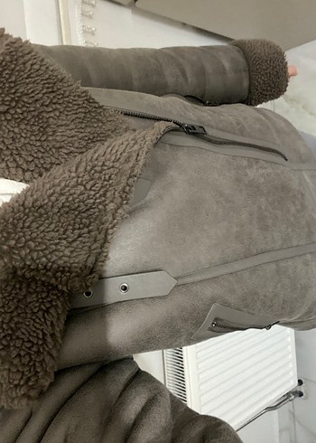 defacto Gri Deri Kadın Ceket mont - Görsel 7