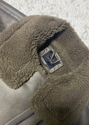 defacto Gri Deri Kadın Ceket mont - Görsel 2