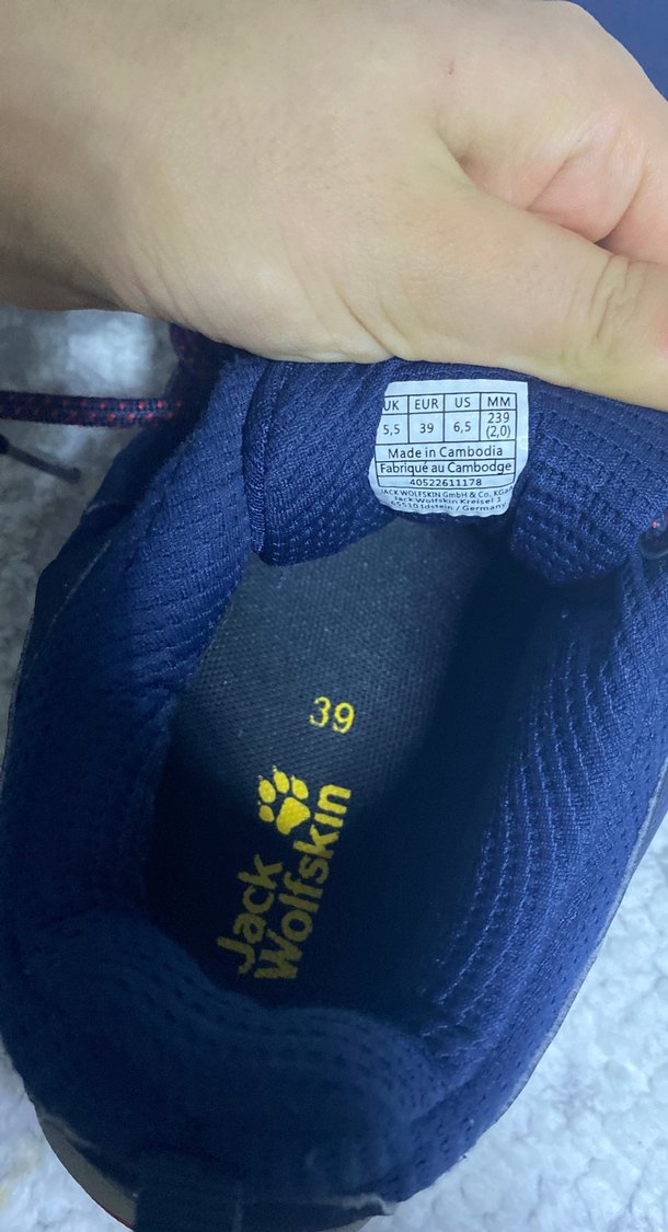 Lacivert jack wolfskin Spor Ayakkabı - Görsel 4