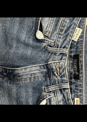 Mavi Regular Fit Midi Denim Kadın Jean - Görsel 4