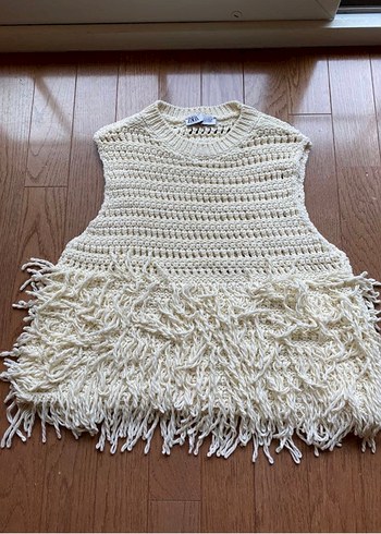 Bohem Kız Triko Süveter - Görsel 4