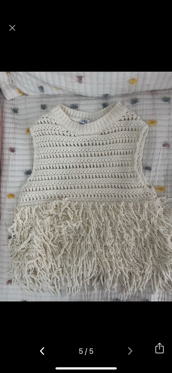 Bohem Kız Triko Süveter - Görsel 3