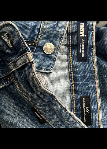 Classic Denim Indigo Kadın  mavi Jean - Görsel 2