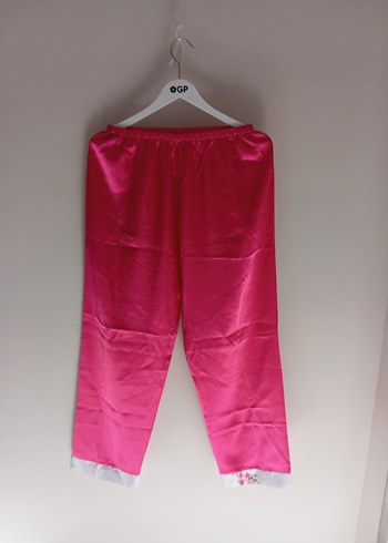 Uzun Çiçek Desenli Pembe Kadın Sabahlık - Görsel 2