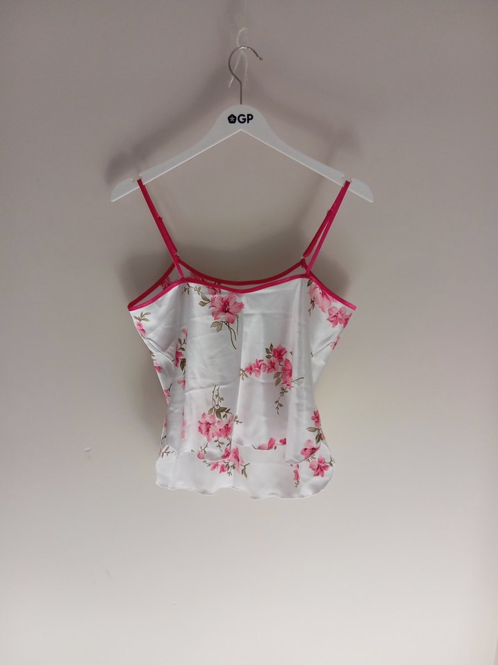 Uzun Çiçek Desenli Pembe Kadın Sabahlık - Görsel 4