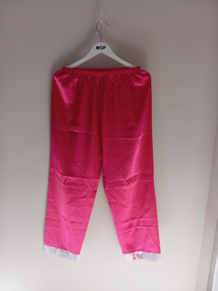 Uzun Çiçek Desenli Pembe Kadın Sabahlık - Görsel 2