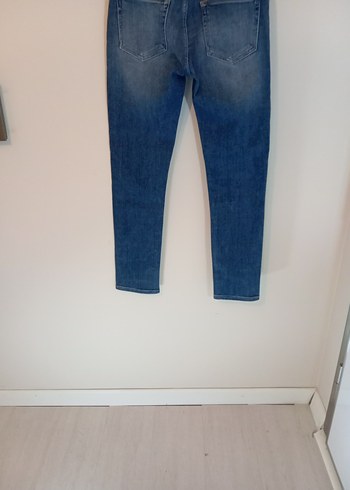 Erkek Kot Pantolon Regular Fit Mavi - Görsel 4