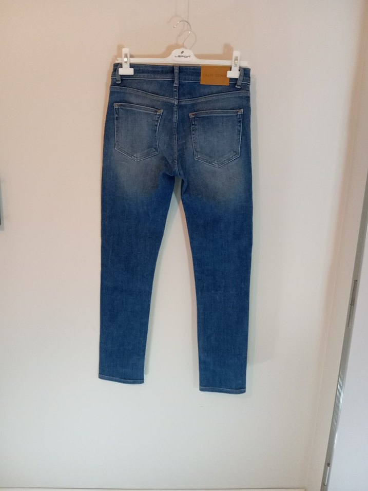 Erkek Kot Pantolon Regular Fit Mavi - Görsel 3