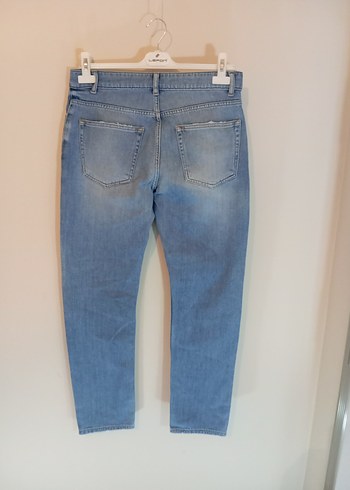 Mavi Bol Kesim Denim Pantolon - Görsel 3