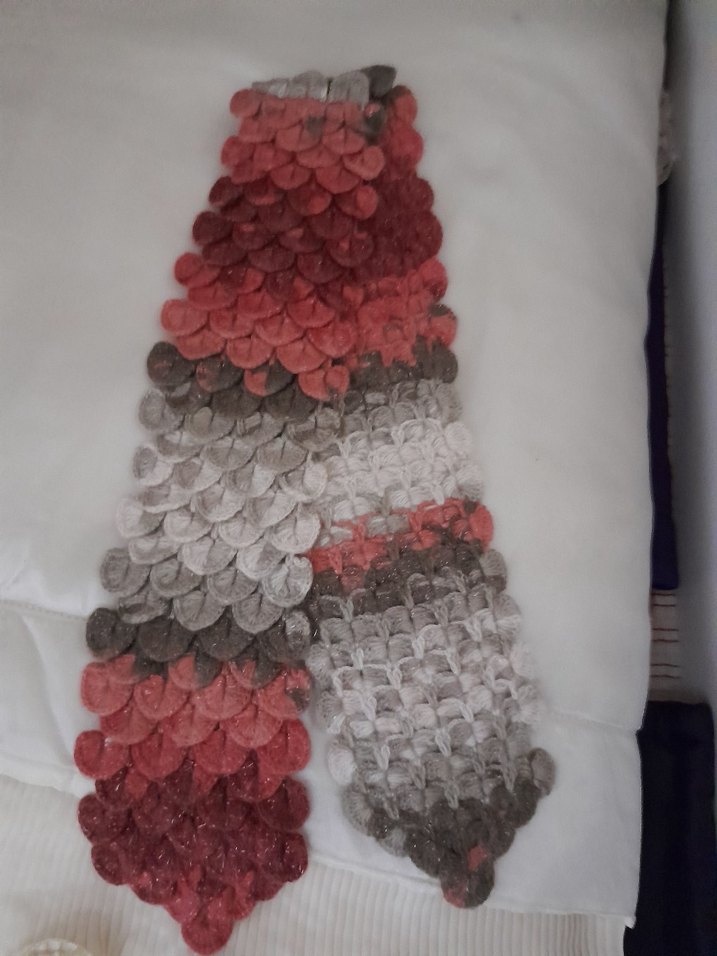 Renkli Örgü Kadın Flar - Görsel 2