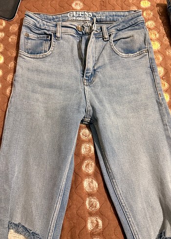 Guess Acik Mavi Rahat Kesim Jean