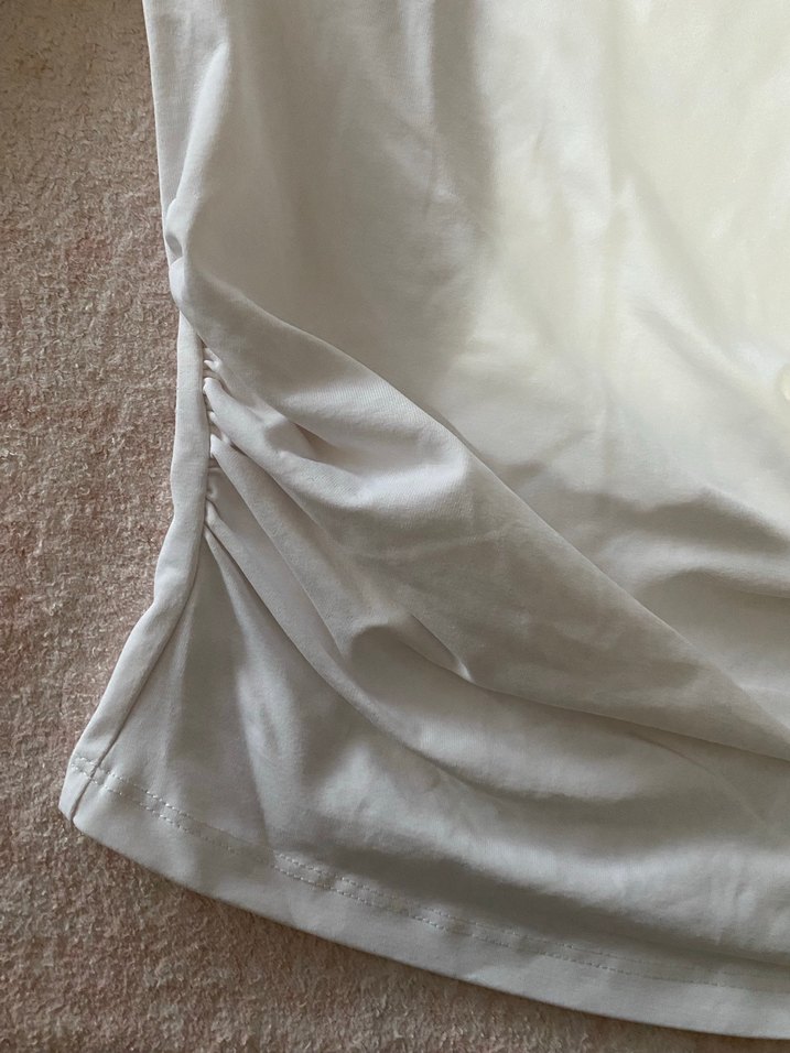 Beyaz Kadın Bluz - Görsel 5