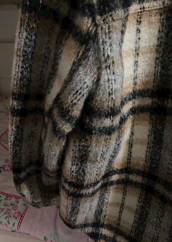 Düğmeli Ekose Desenli Kadın Gömlek - Görsel 7